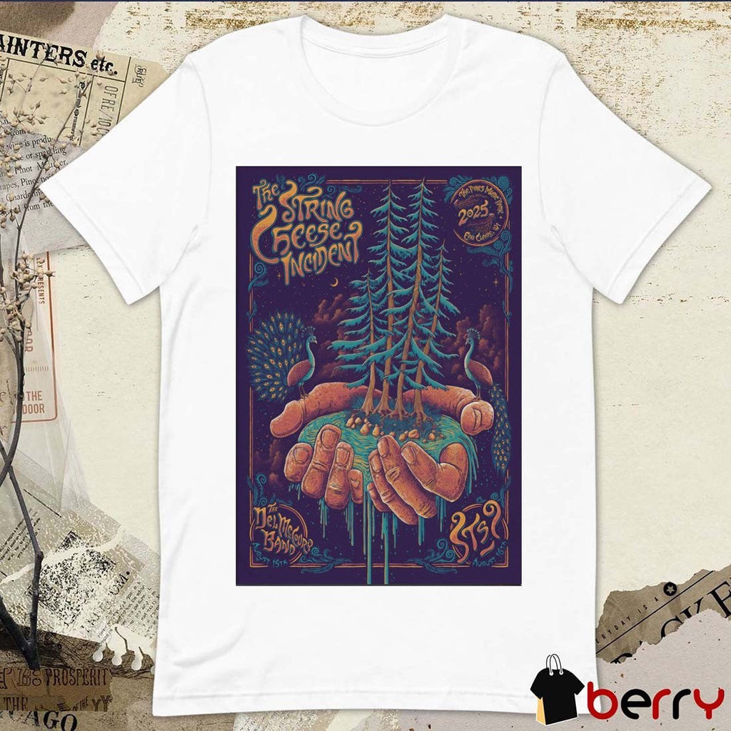 Poster The String Cheese Incident The Pines Music Park in Eau Claire WI August 15-16 2025 t-shirt