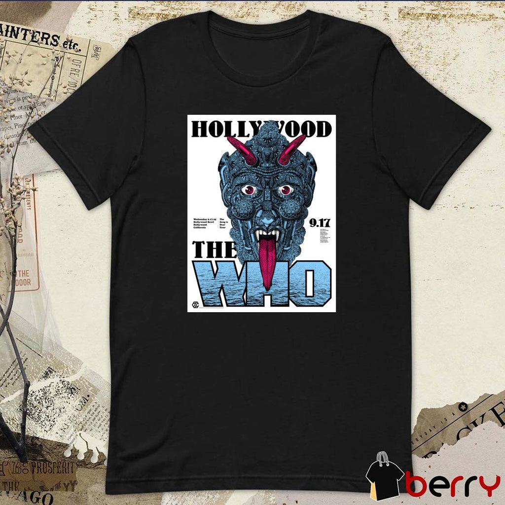 Poster The Who September 17 2025 Hollywood Bowl In Hollywood CA t-shirt