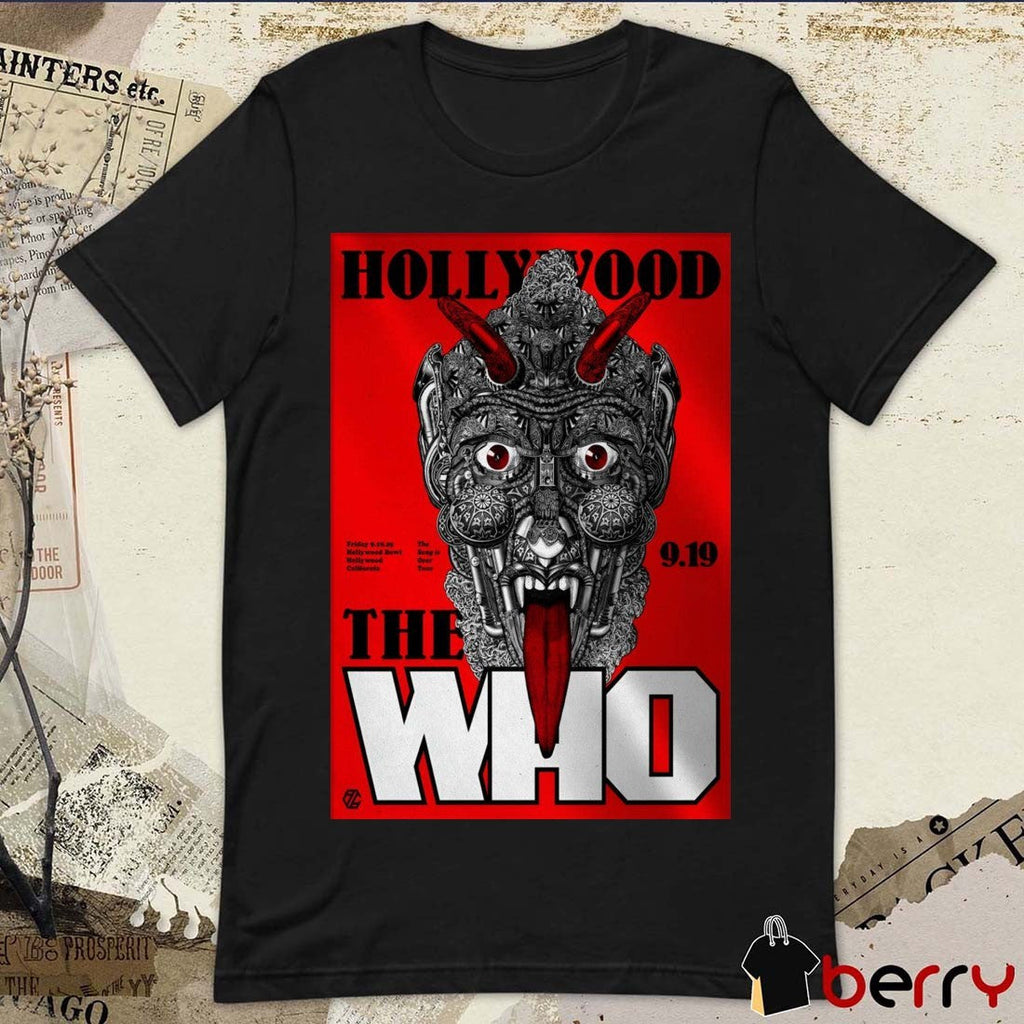 Poster The Who September 19 2025 Hollywood Bowl In Hollywood CA t-shirt