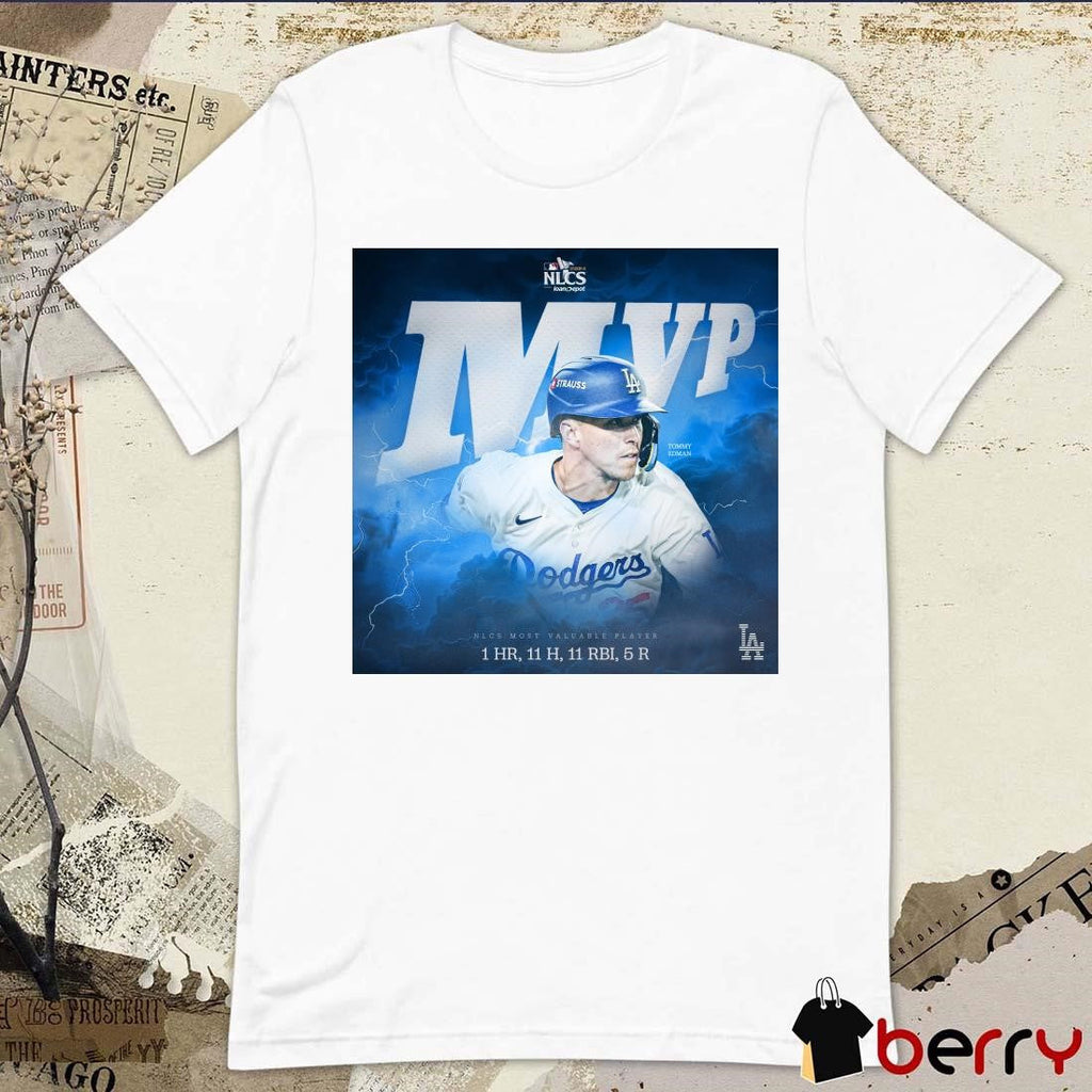 Poster Tommy Edman Los Angeles Dodgers MLB 2024 NLCS Most Valuable Player t-shirt