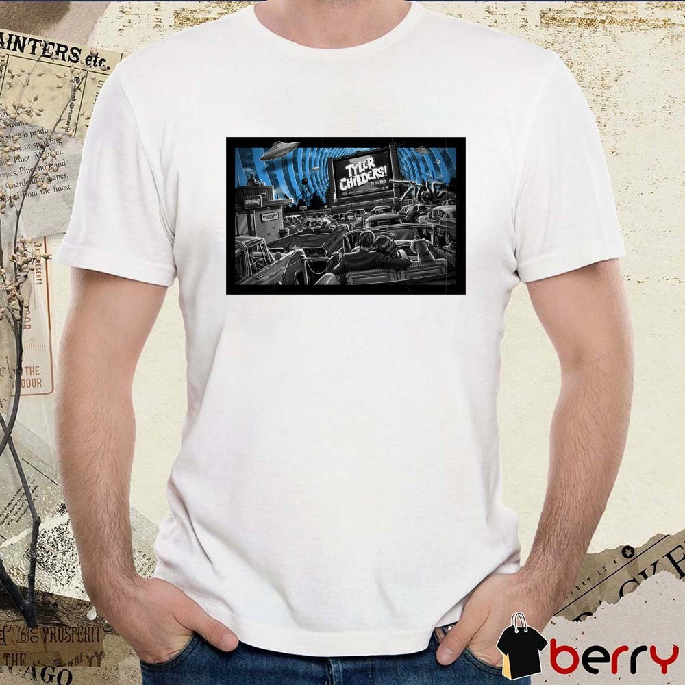 Poster Tyler Childers October 3 2025 Riverbend Music Center In Cincinnati OH t-shirt