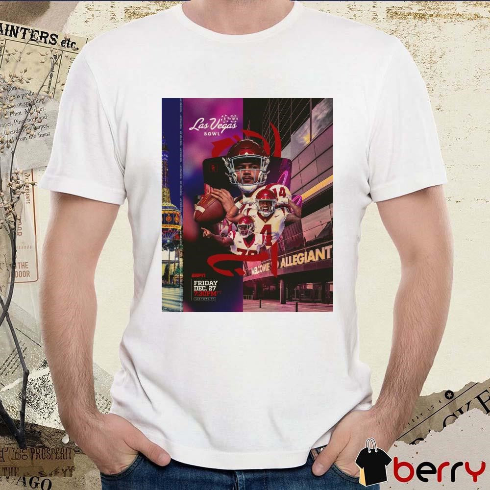 Poster USC Trojans Las Vegas Bowl Friday Dec 27 Las Vegas, NV Allegiant Stadium t-shirt