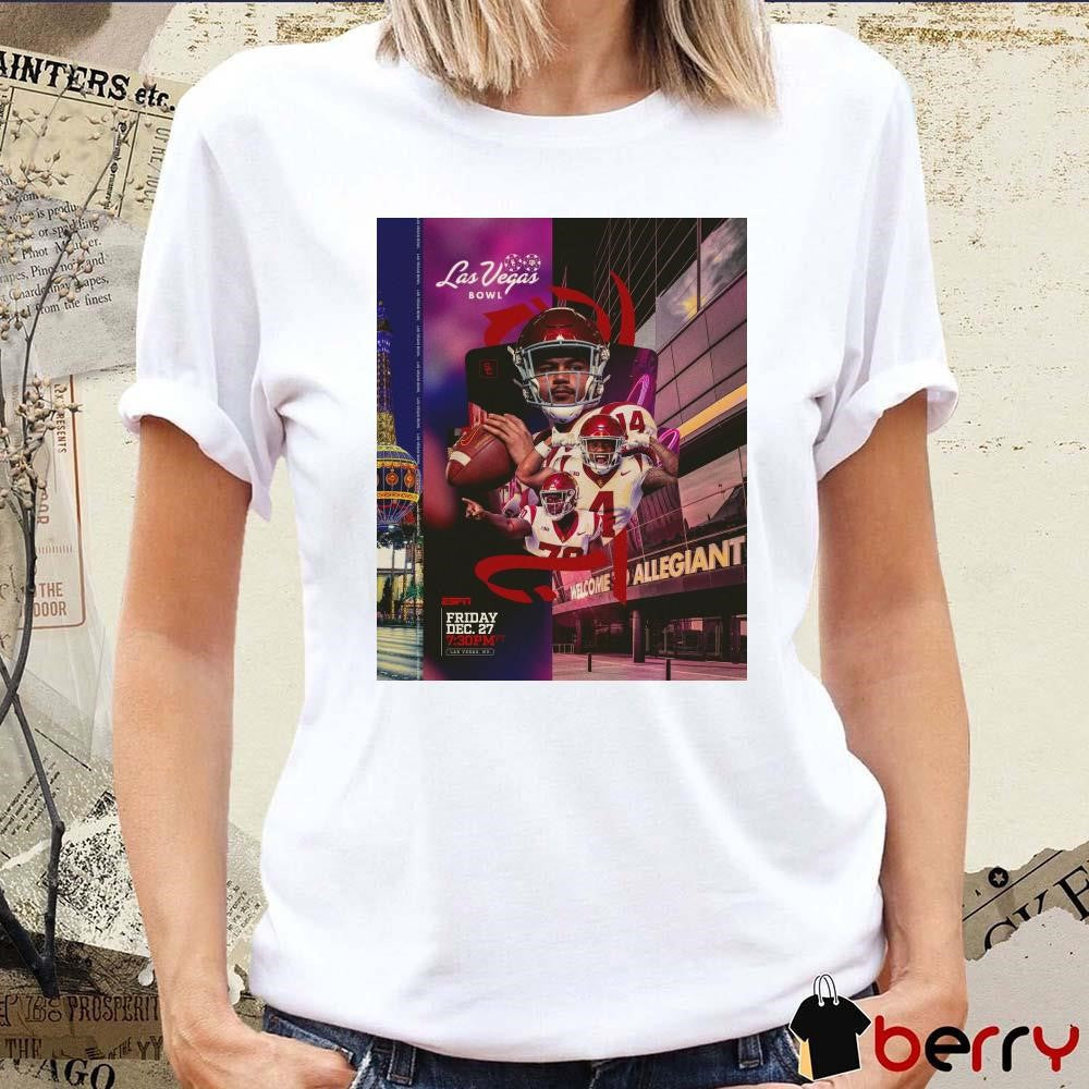 Poster USC Trojans Las Vegas Bowl Friday Dec 27 Las Vegas, NV Allegiant Stadium t-shirt