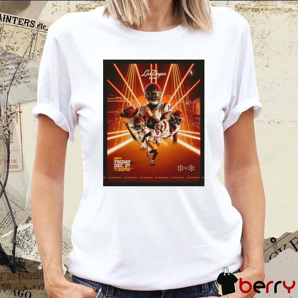 Poster USC Trojans Vs Texas A&M Aggies Las Vegas Bowl Friday Dec 27 2024 t-shirt
