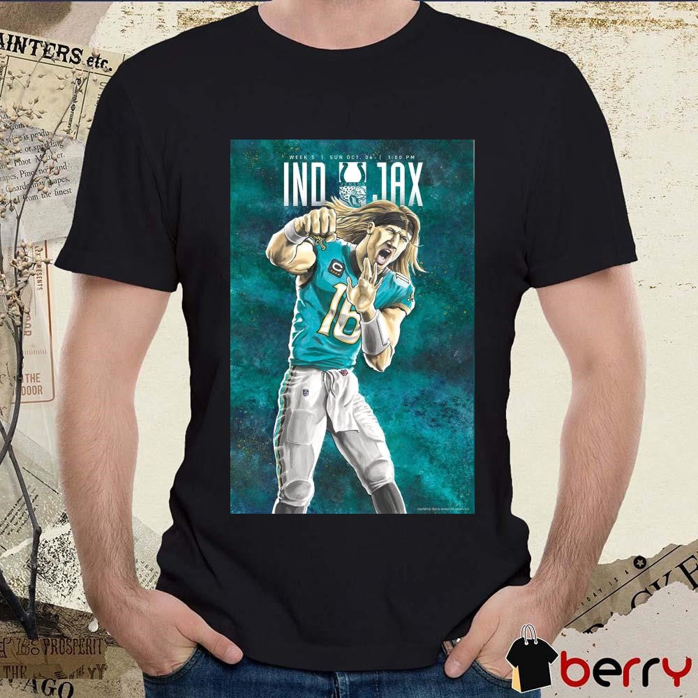 Poster Week 5 NFL Jacksonville Jaguars vs Indianapolis Colts Oct 6-2024 Painting t-shirt