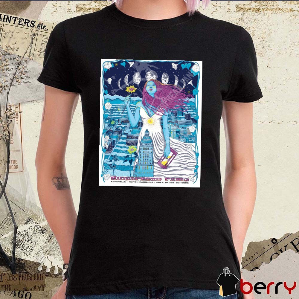 Poster Widespread Panic Summer Festivals & Events July 24 – 26 2025 Asheville North Carolina exploreasheville.com Arena t-shirt