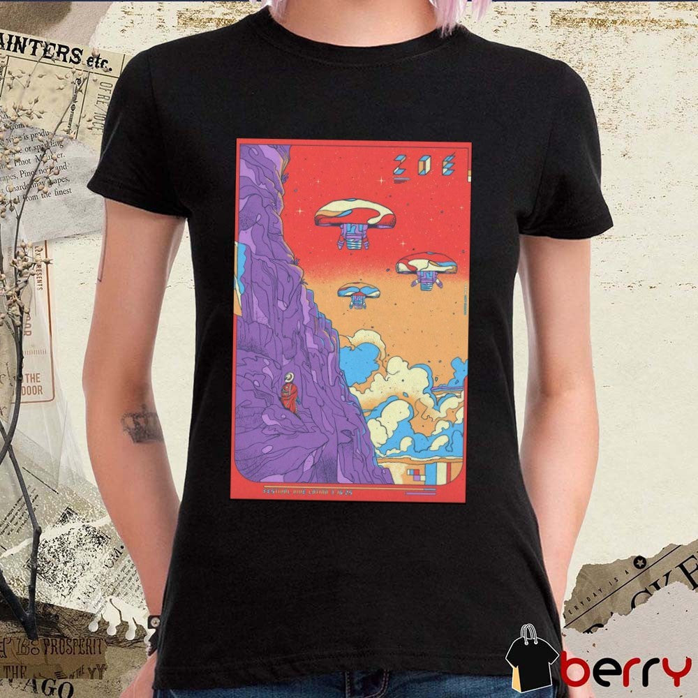 Poster ZOÉ March 16 2025 Vive Latino Festival Show t-shirt
