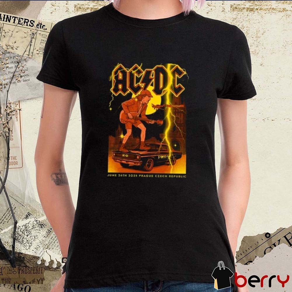 Prague PWR UP Tour June 26th 2025 Prague Czech Republic Graphic t-shirt