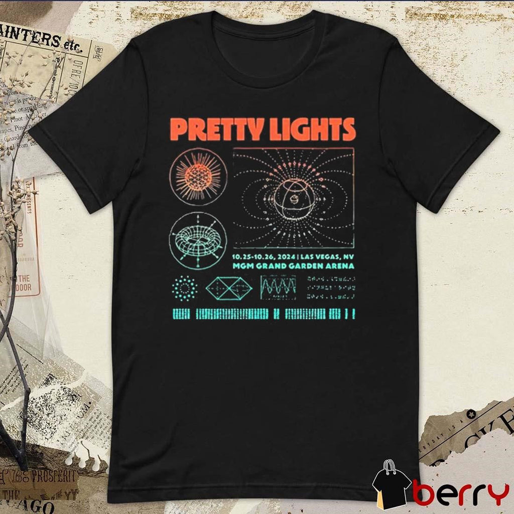 Pretty Light Tour At MGM Grand Garden Arena On October 25-26 2024 t-shirt