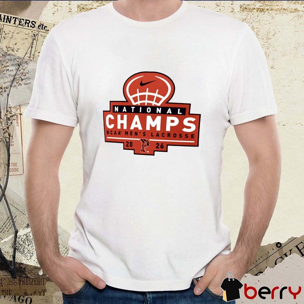 Princeton Tigers National; Champs NCAA Men’s Lacrosse Champion 2026 t-shirt