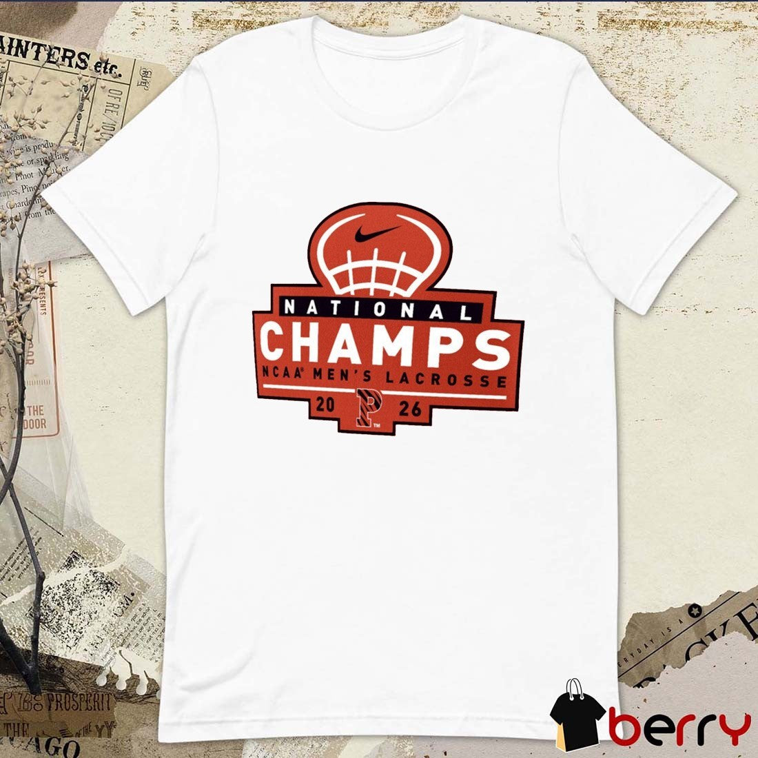 Princeton Tigers National; Champs NCAA Men’s Lacrosse Champion 2026 t-shirt