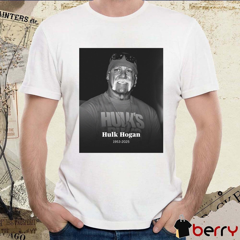 Pro Wrestling Icon Hulk Hogan Has Died At The Age Of 71 1953 – 2025 Poster t-shirt