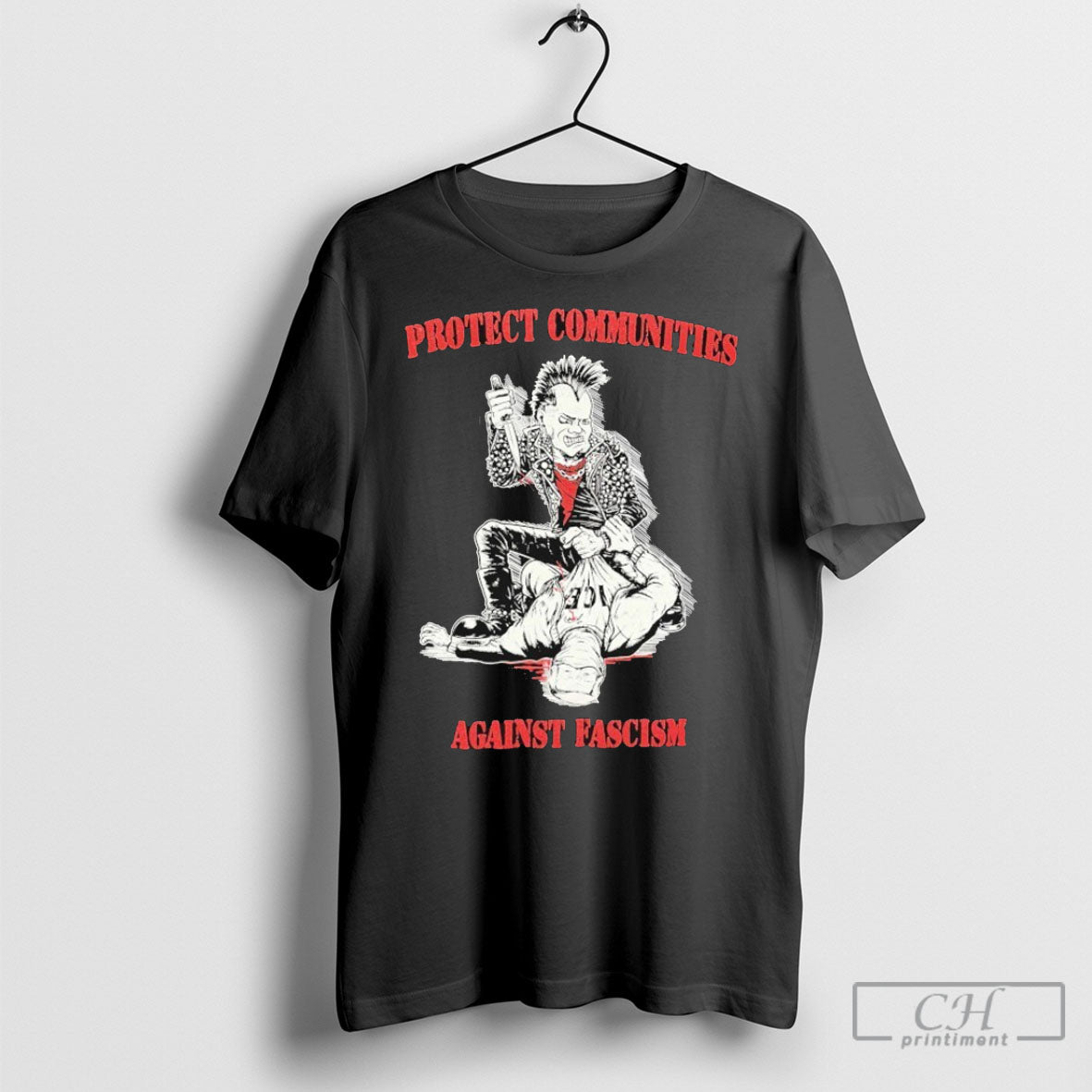 Official Protect Communities Against Fascism Sweater