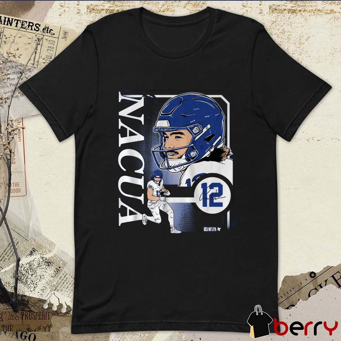 Puka Nacua Collage Frame Los Angeles Rams NFL Signature t-shirt