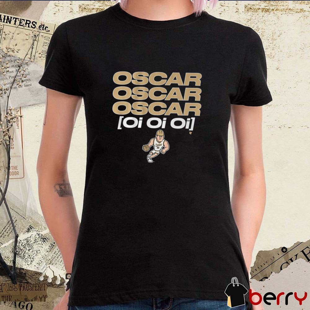 Purdue Boilermakers Basketball Oscar Cluff Oi Oi Oi t-shirt