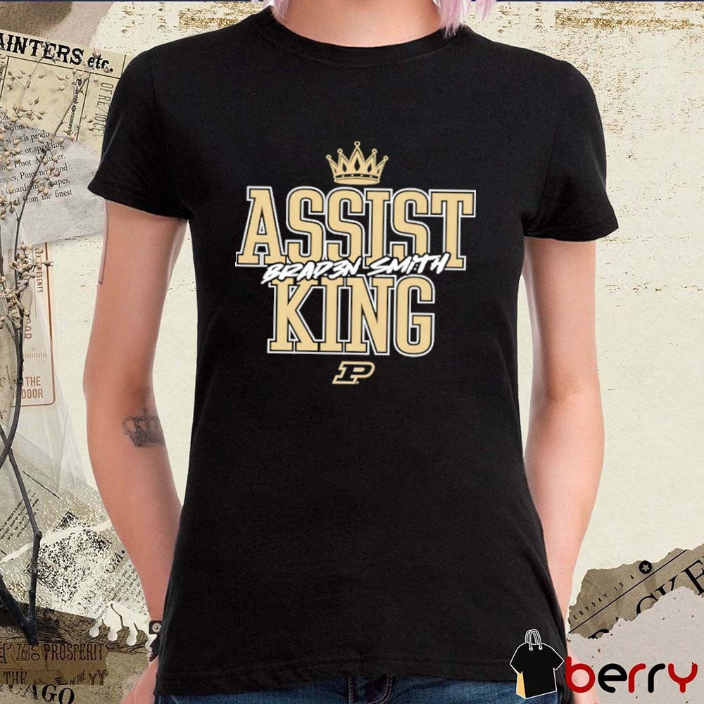 Purdue Boilermakers Braden Smith Assist King 2026 NCAA March Madness Men’s Basketball Elite 8 t-shirt
