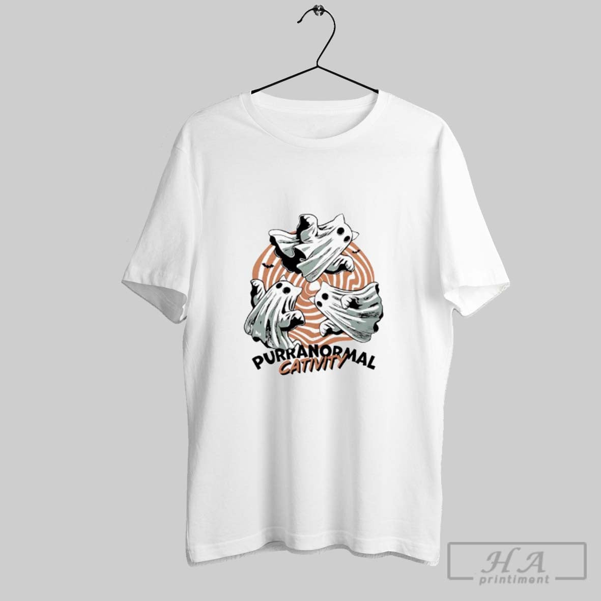 Official Purranormal Cativity Ghost Cat Halloween Ladies