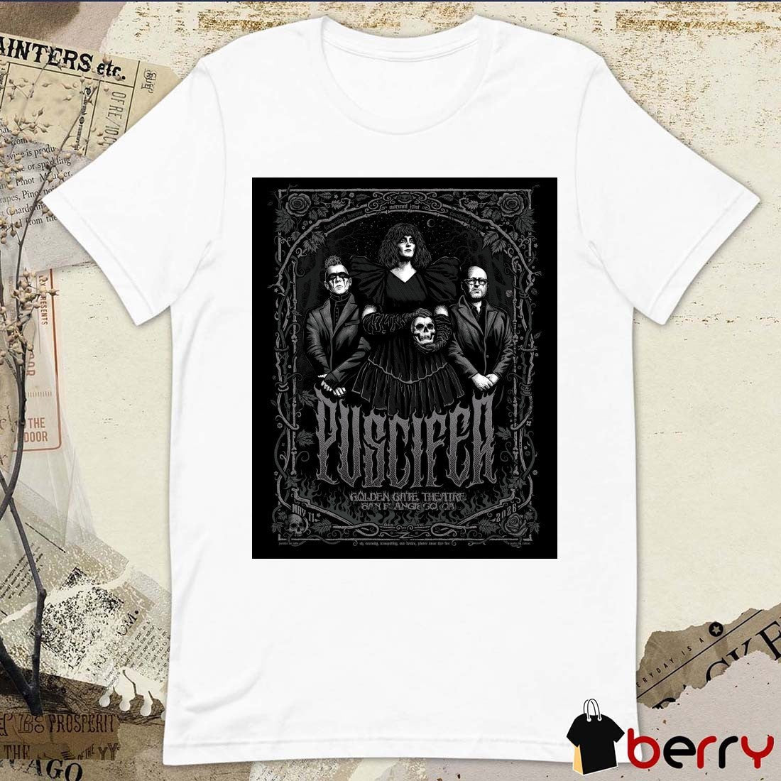 Puscifer Golden Gate Theatre In San Francisco CA On May 11 2026 Poster t-shirt