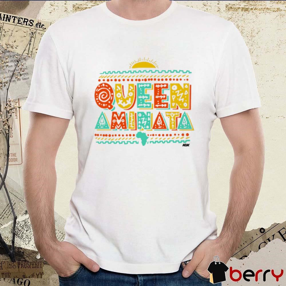 Queen Aminata Iconography AEW 2025 t-shirt