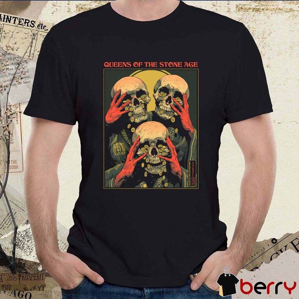 Queens of the Stone Age Alive in the Catacombs May 1st, 2026 The Venue at Thunder Valley, Lincoln, CA Poster t-shirt