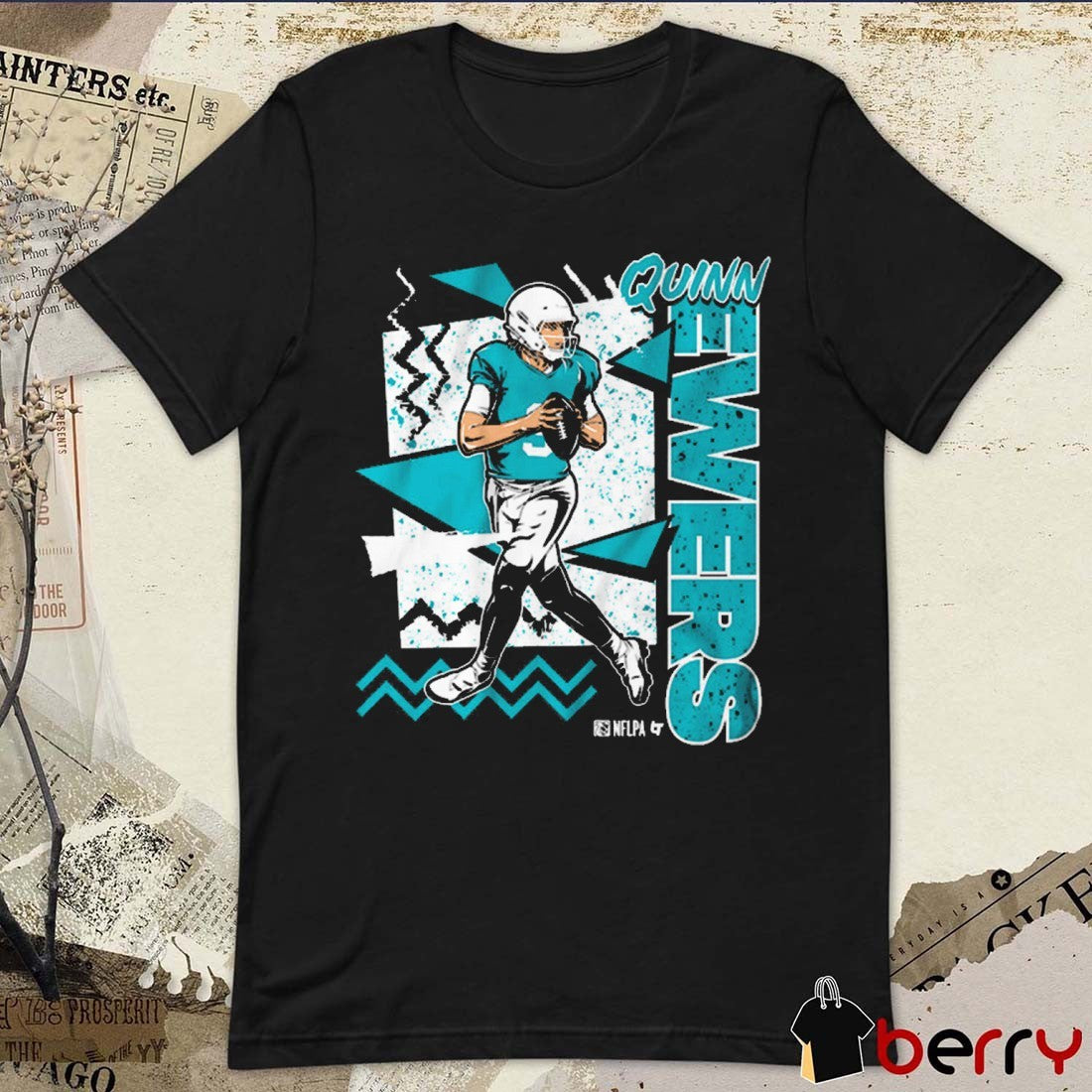 Quinn Ewers 90s Style Miami Dolphins 2025 NFL Draft t-shirt