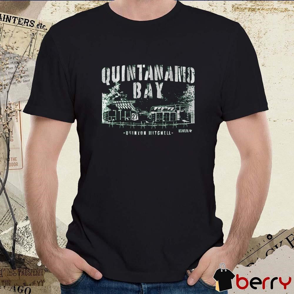 Quinyon Mitchell Quintanamo Bay Philadelphia Eagles NFL t-shirt