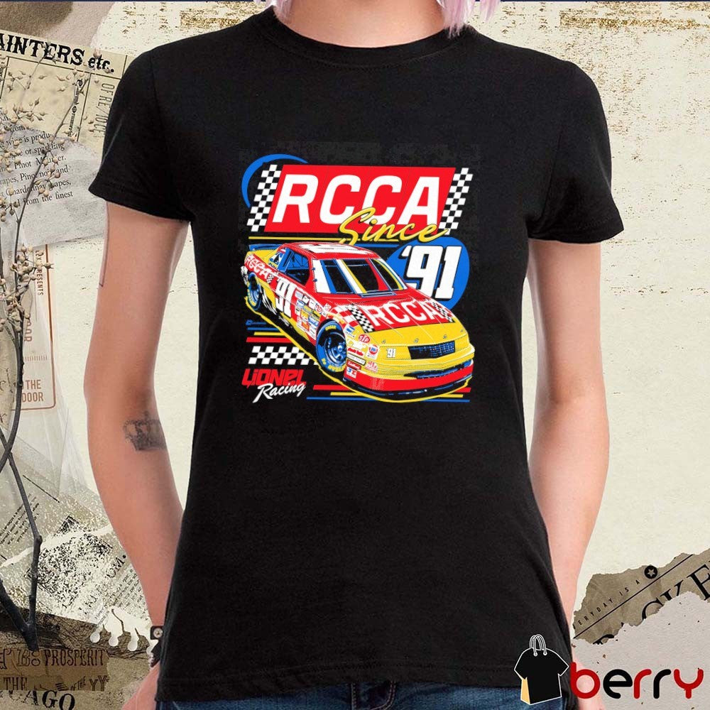 RCCA 35th Anniversary Since ’91 Lionel Racing NASCAR Artwork t-shirt