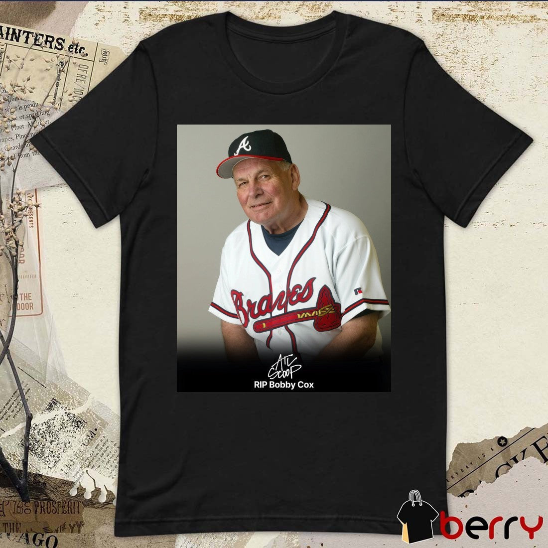RIP Bobby Cox 1941 – 2026 Atlscoop Poster t-shirt