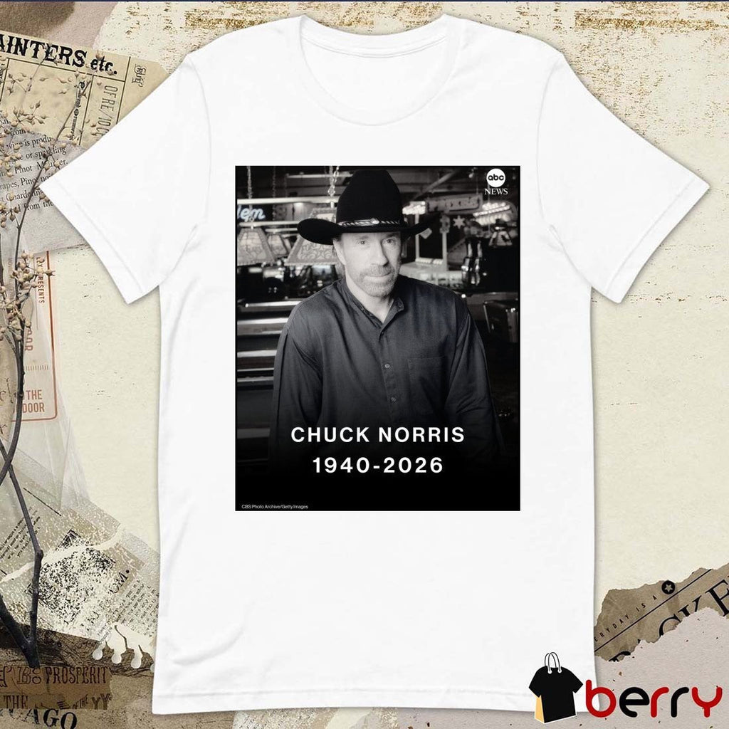 RIP Chuck Norris Walker, Texas Ranger 1940 – 2026 ABC News Poster t-shirt