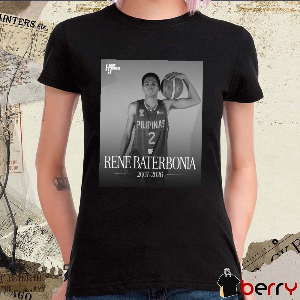 RIP Rene Baterbonia 2007 – 2026 Hoopjunkie Poster t-shirt