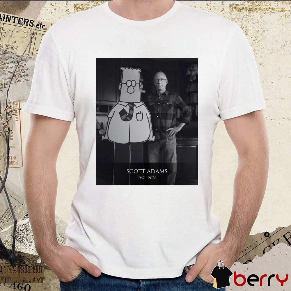 RIP Scott Adams Adams Has Died At Age 68 1957-2026 Poster t-shirt