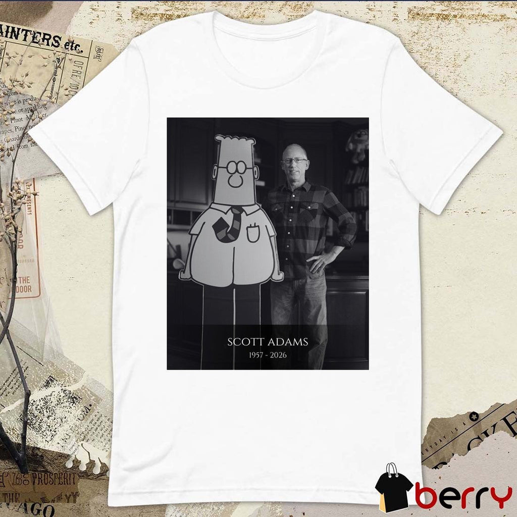 RIP Scott Adams Adams Has Died At Age 68 1957-2026 Poster t-shirt