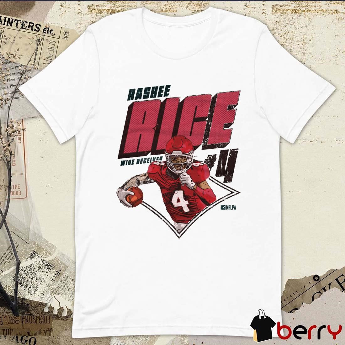Rashee Rice #4 Kansas City Chiefs NFL Diamond Wide Receiver t-shirt