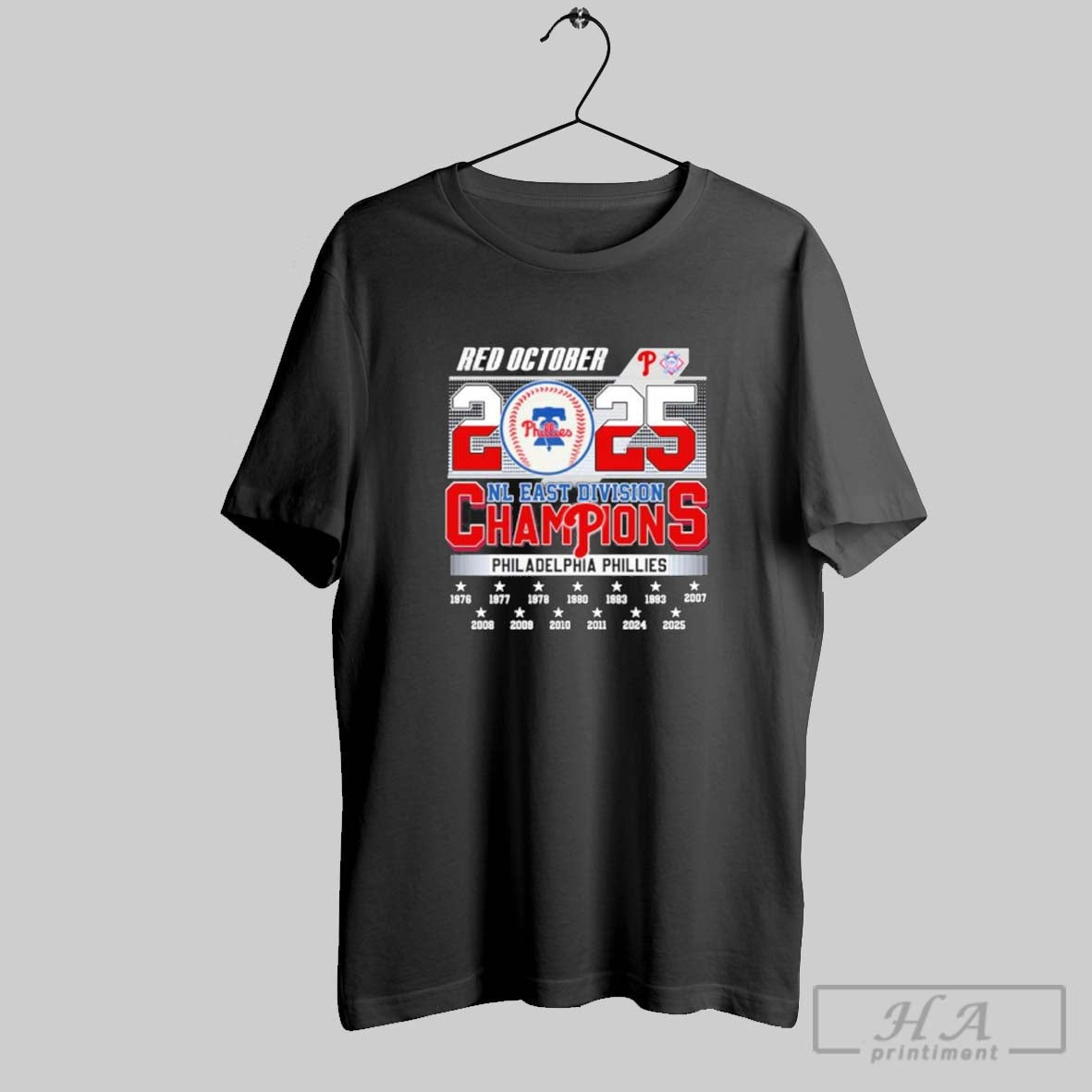 Official Red October 2025 Nl East Division Champions Philadelphia Phillies