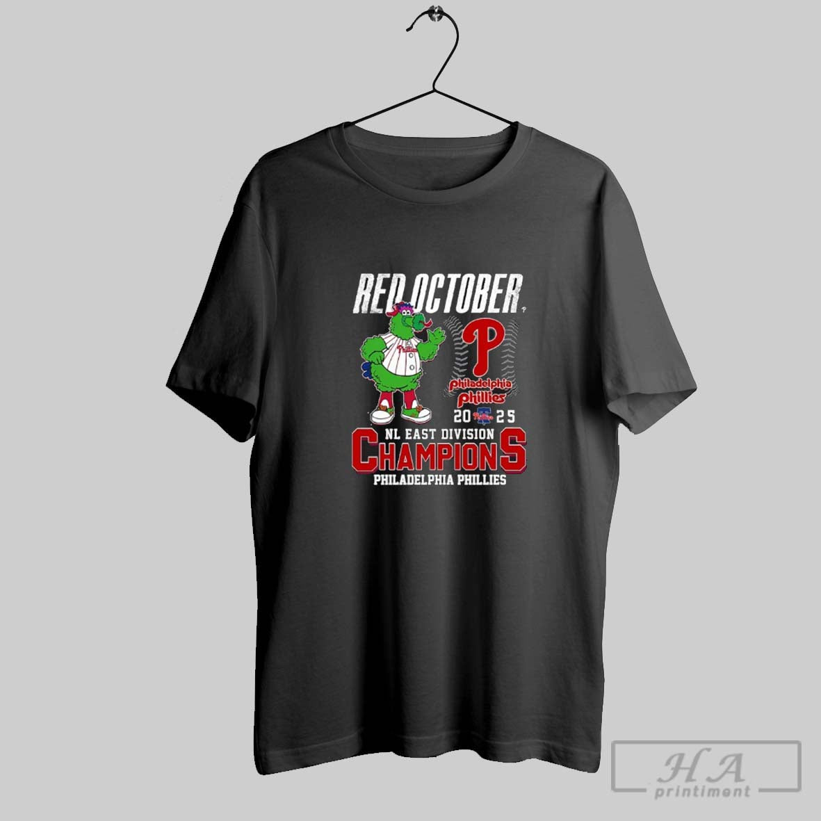 Official Red October Mascot Philadelphia Phillies 2025 Nl East Division Champions