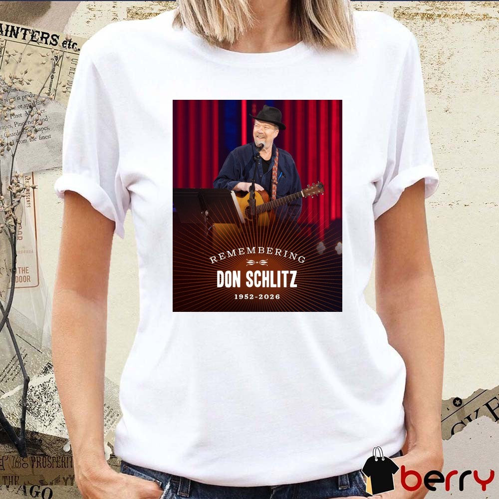 Remembering Don Schlitz 1952-2026 Grand Ole Opry Poster t-shirt