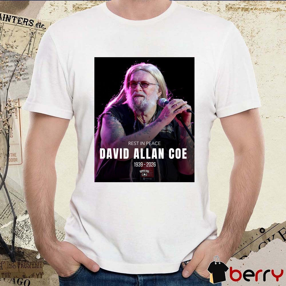 Rest In Peace David Allan Coe 1939-2026 Country Rebel t-shirt