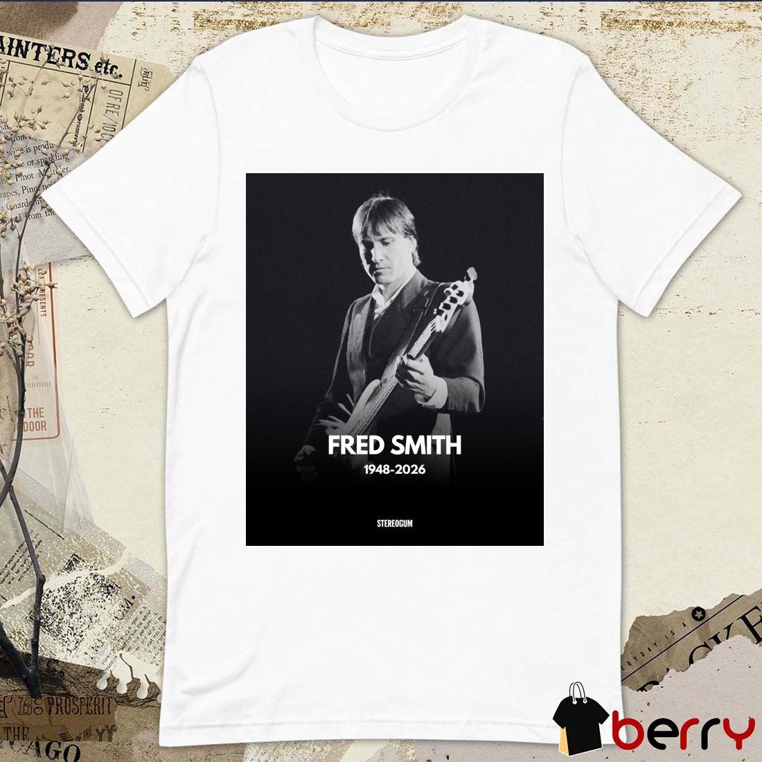 Rest In Peace Fred Smith Passed Away 1948 – 2026 Poster t-shirt