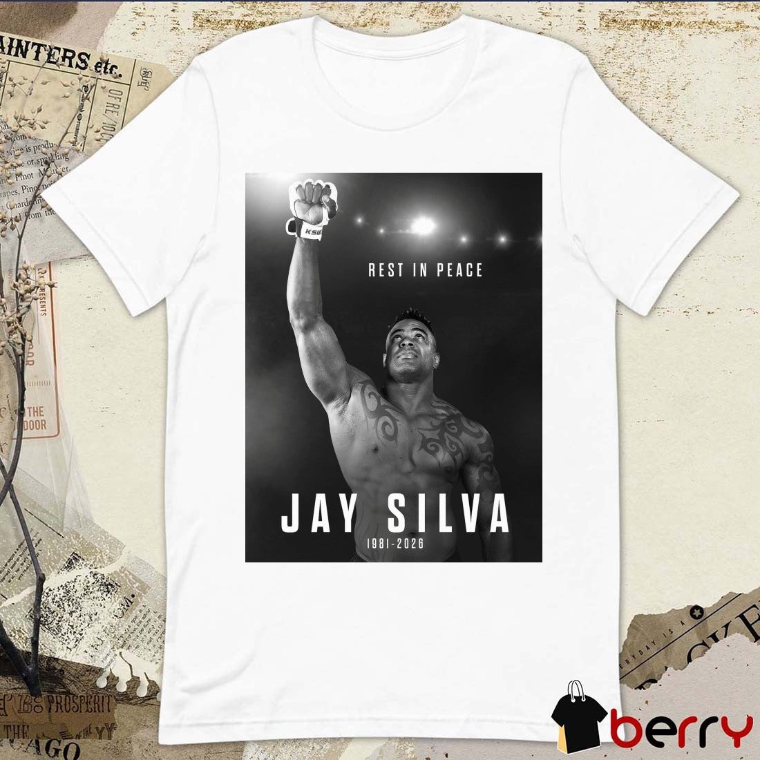 Rest In Peace Jay Silva 1981 – 2026 Uriah Hall Poster t-shirt