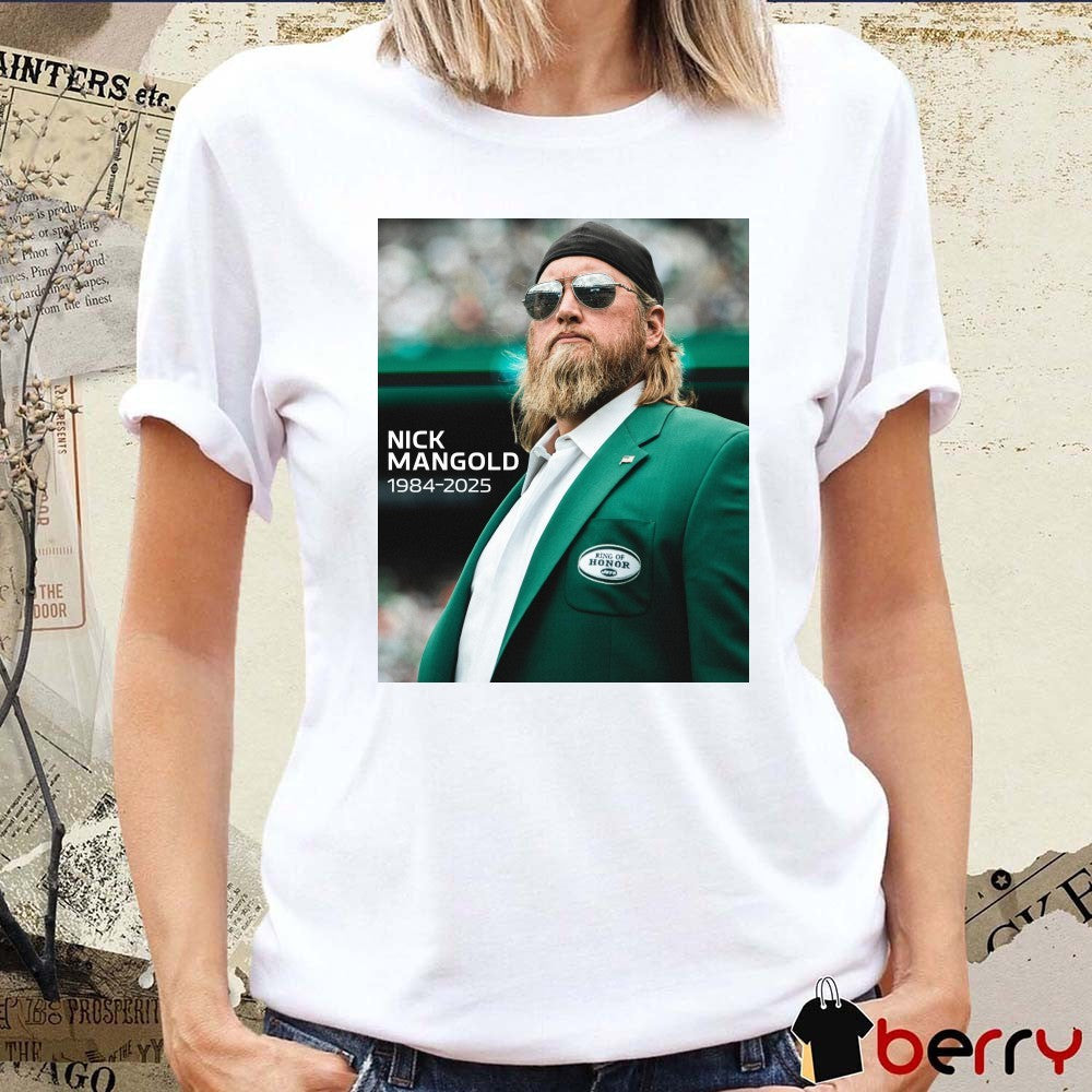 Rest In Peace Legend Nick Mangold 1984 – 2025 New York Jets Poster t-shirt