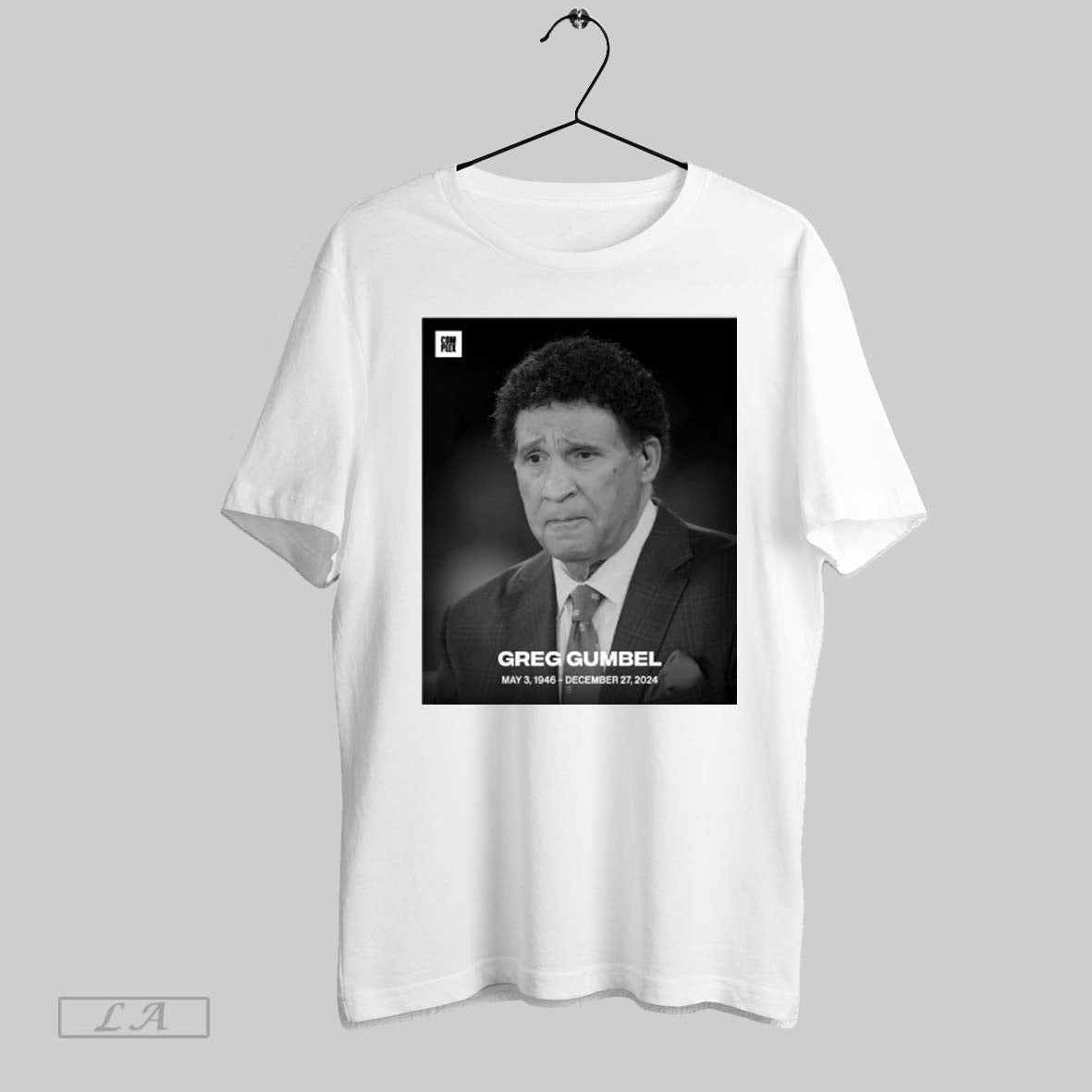 Official Rest In Peace Legendary Sports Broadcaster Greg Gumbel 1946 2024 Poster