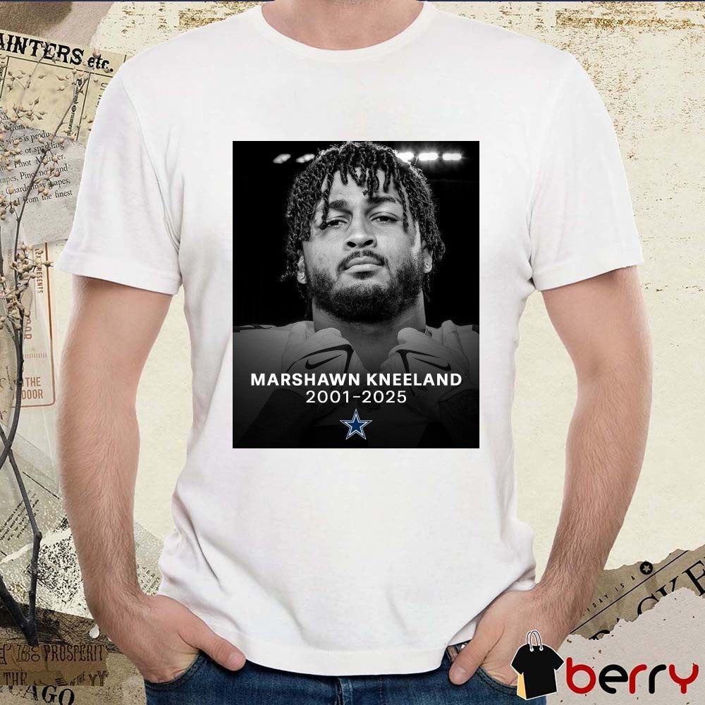 Rest In Peace Marshawn Kneeland Dallas Cowboys Star Dead at 24 2001 – 2025 Buffalo Bills Poster t-shirt
