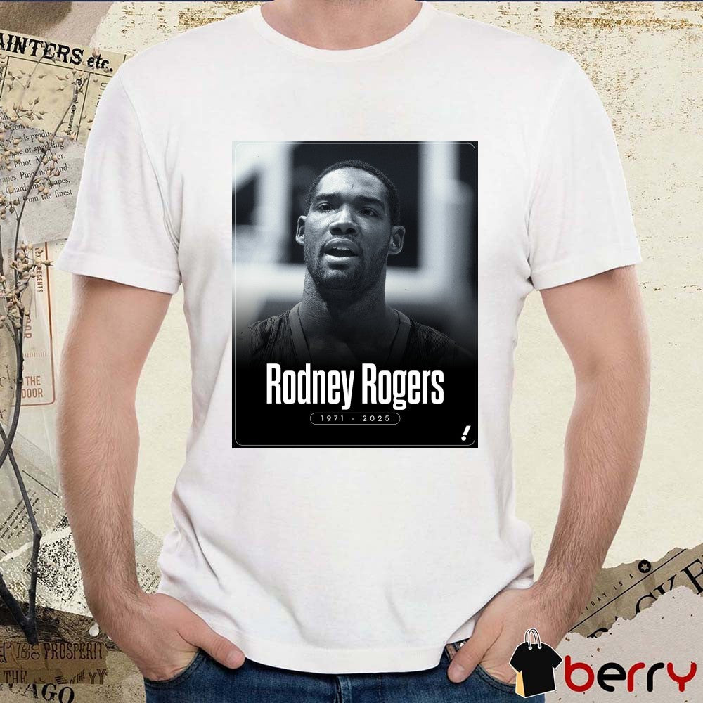 Rest In Peace Rodney Rogers 1971 – 2025 Yahoo Sports Poster t-shirt