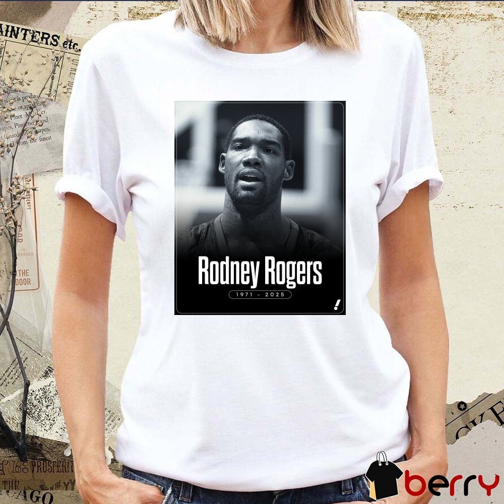 Rest In Peace Rodney Rogers 1971 – 2025 Yahoo Sports Poster t-shirt