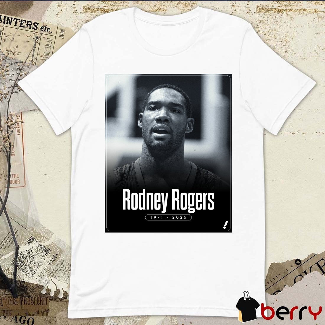 Rest In Peace Rodney Rogers 1971 – 2025 Yahoo Sports Poster t-shirt