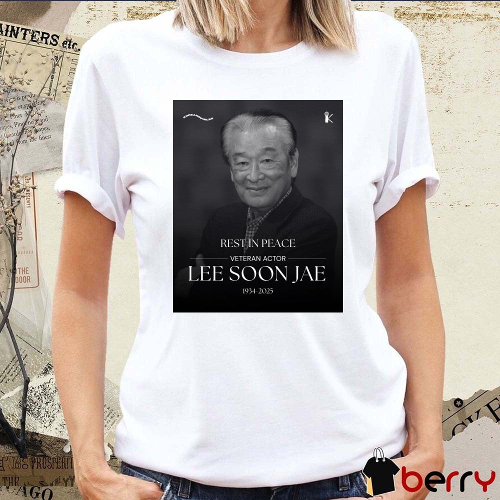 Rest In Peace Veteran Actor Lee Soon Jae 1934 – 2025 Koreanophiles Poster t-shirt