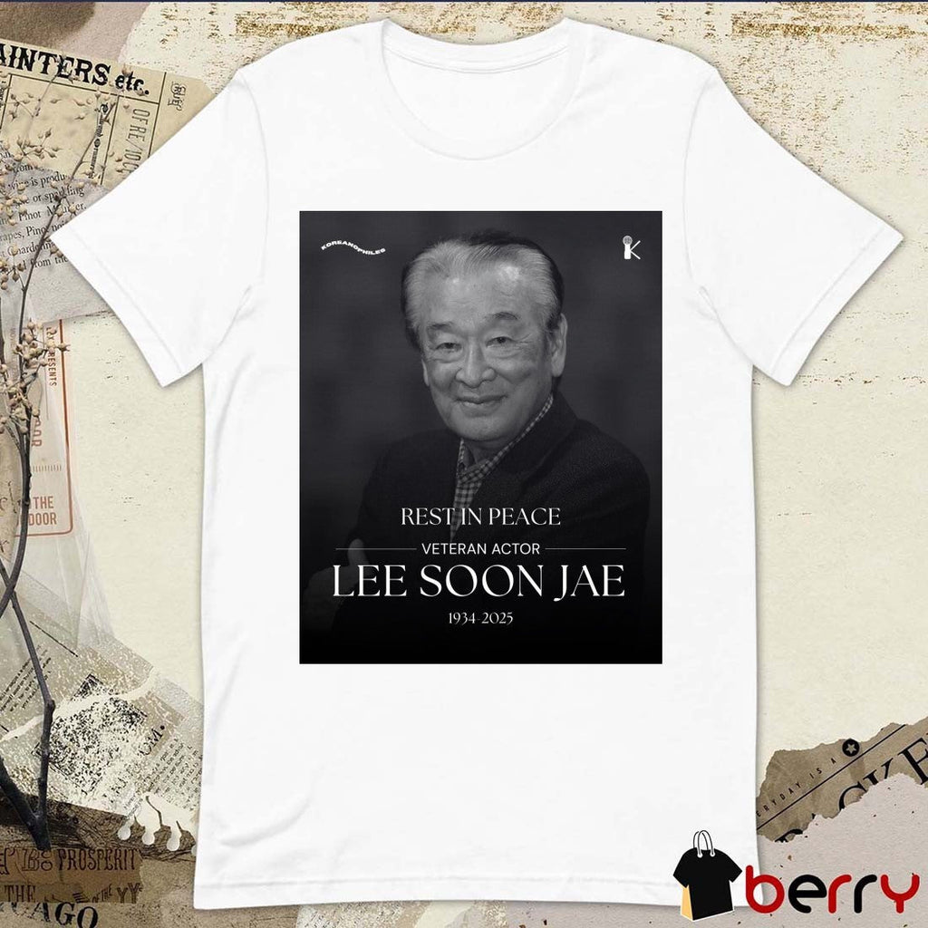 Rest In Peace Veteran Actor Lee Soon Jae 1934 – 2025 Koreanophiles Poster t-shirt