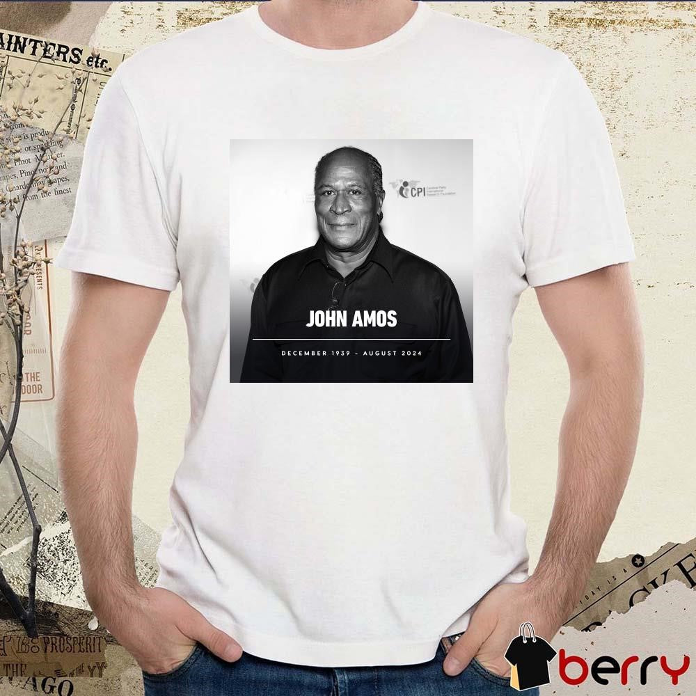 Rest In Peace the pioneering actor John Amos December 1939-August 2024 t-shirt