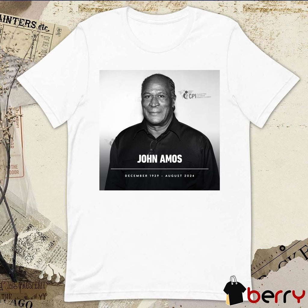 Rest In Peace the pioneering actor John Amos December 1939-August 2024 t-shirt