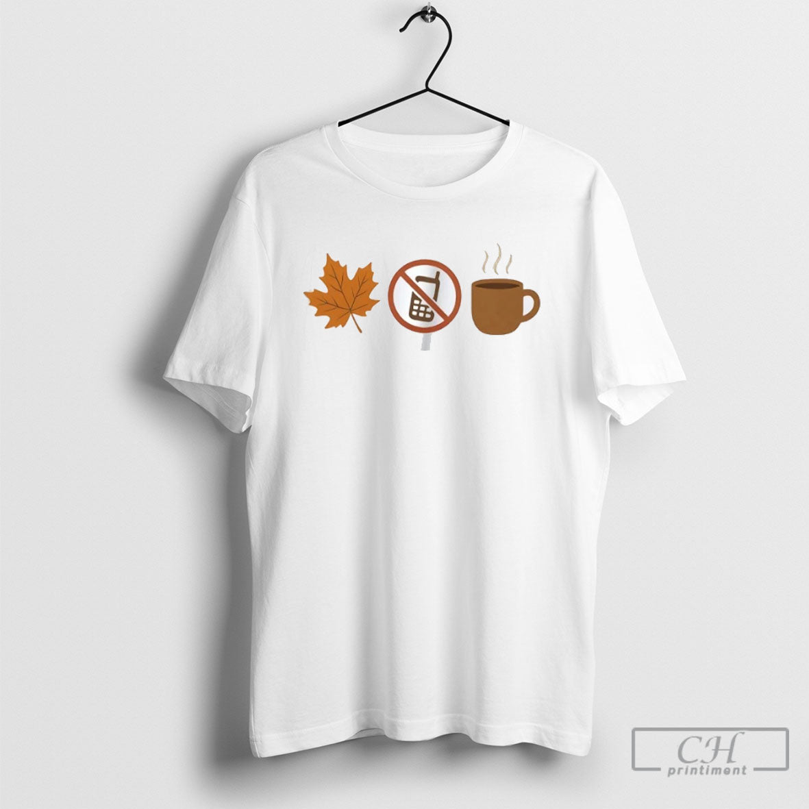 Official Rewatch Season Fall Leaf Phone Coffee Halloween Sweater